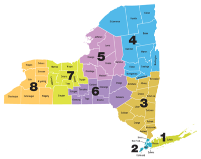 NYS Women REgions